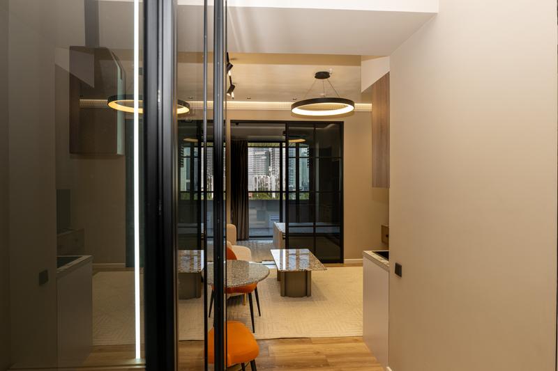 A view straight through
